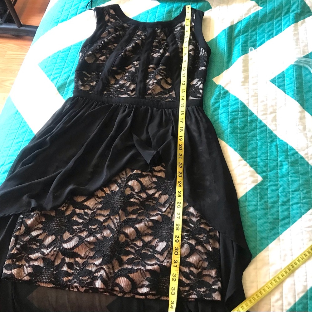 Morgan & Co. overlay high low dress - Picture 9 of 13